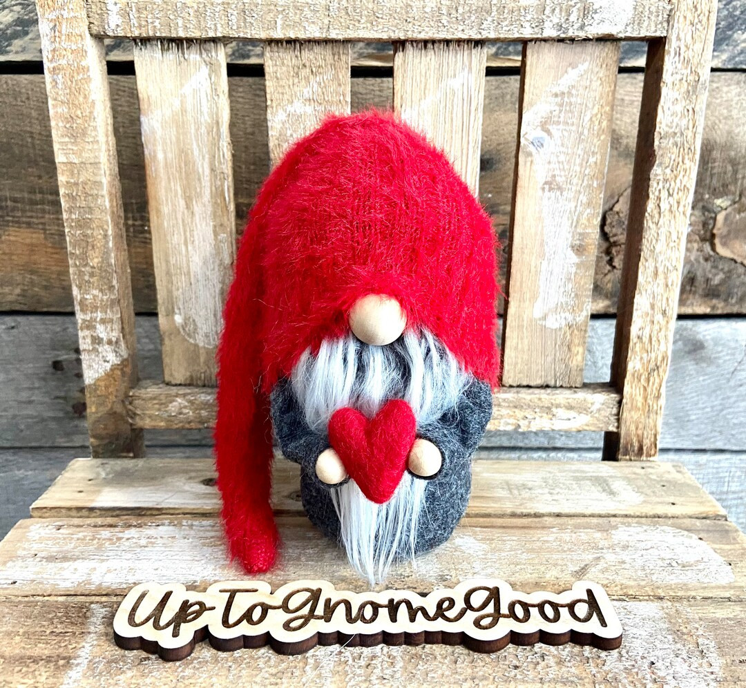 Red Valentine Gnome/Valentine's Day Gnome/Heart Gnome | Etsy (US)