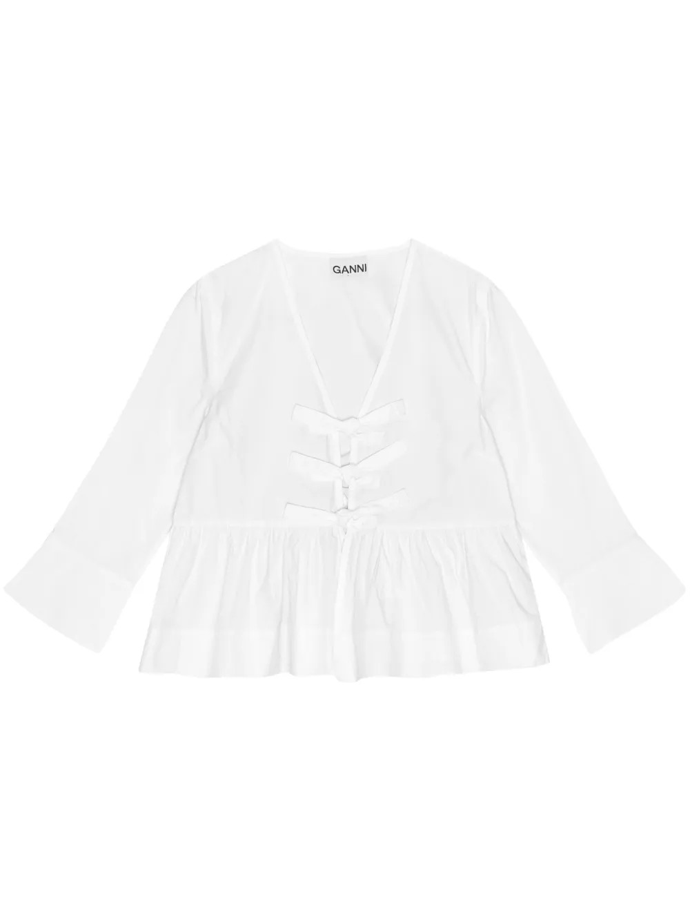 blusa con moño | Farfetch Global