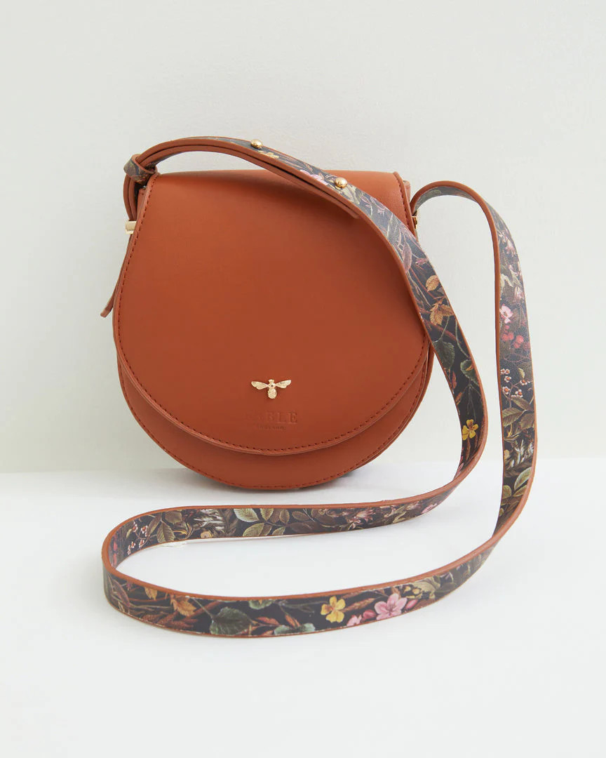 Tan PU Saddle Bag | Fable England