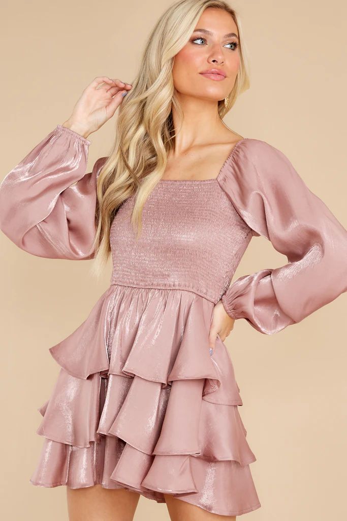 Magical Moves Blush Romper | Red Dress 