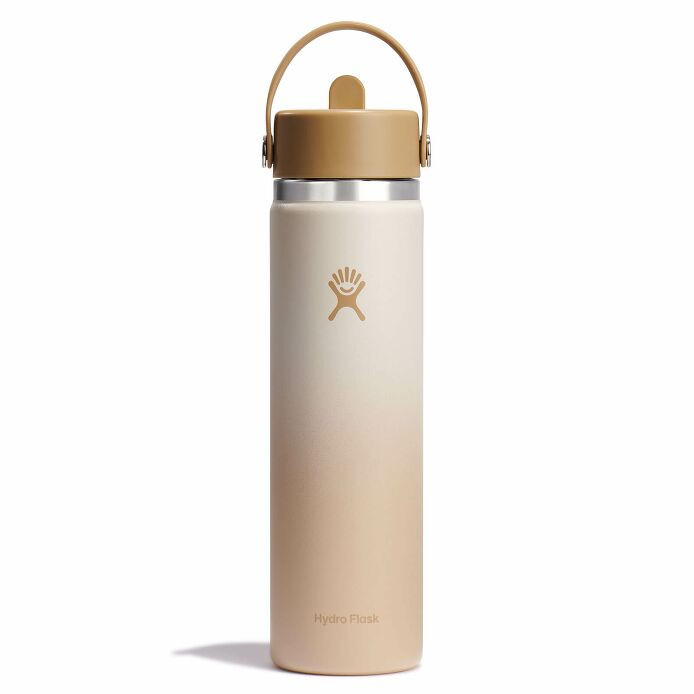 24 oz Wide Mouth with Flex Straw Cap - Honey Ombré | Hydro Flask