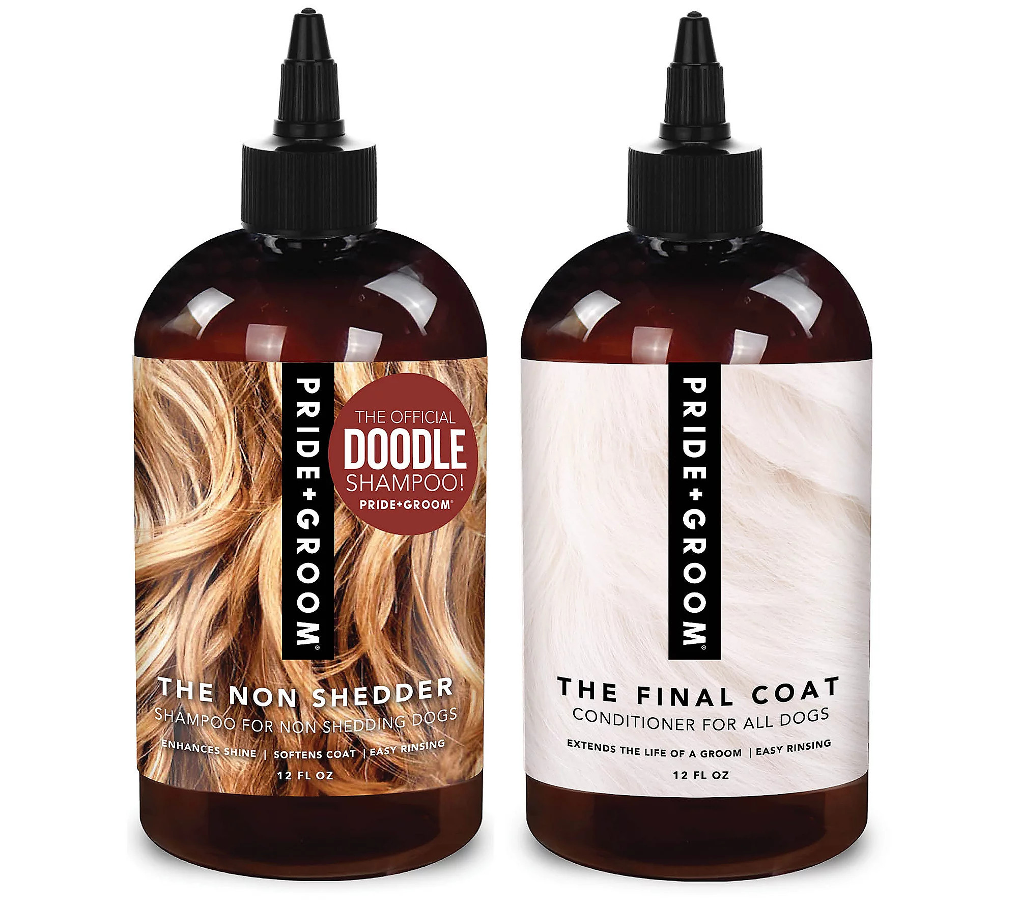 Pride+Groom 12 Fl Oz Shampoo & ConditionerBundle for Dogs | QVC