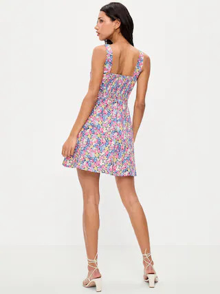 Fit & Flare Cami Mini Dress | Old Navy (CA)