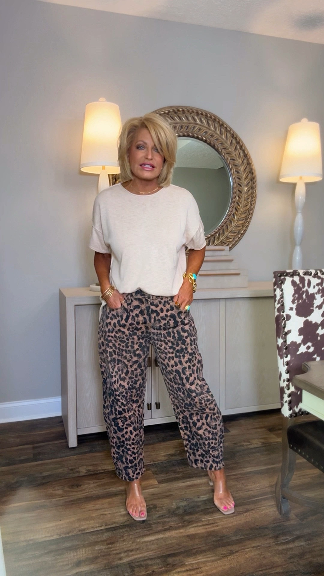 Links are below just tap on⬇️ This outfit looks like Free People!!!  Unbelievable!!!  I’m wearing my true size med in both & lots of stretch in my top & barrel jeans. #LTKWatchNow

#LTKTravel #LTKStyleTip