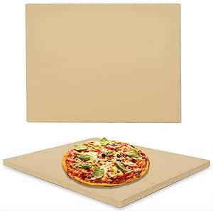 COYMOS Pizza Stone Heavy Duty Ceramic Baking Stone for use in Oven & Gril - Thermal Shock Resista... | Amazon (US)