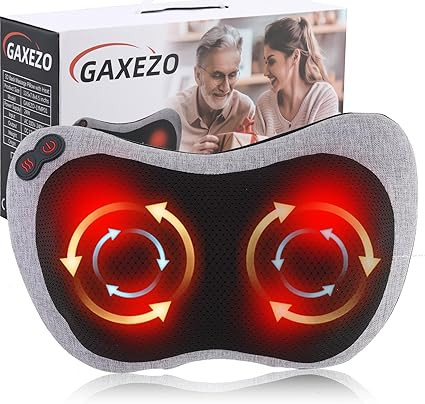 Massage Pillow, Neck and Back Massager with Heat, Shiatsu Massage Pillow for for Back, Shoulder, ... | Amazon (US)