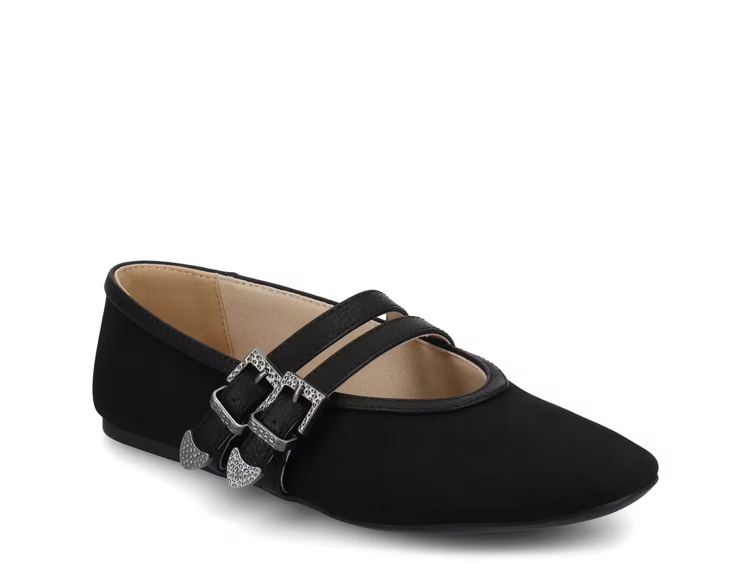 Journee Florene Mary Jane Flat | Women's | Black | Size 7.5 | Flats | Mary Jane | DSW