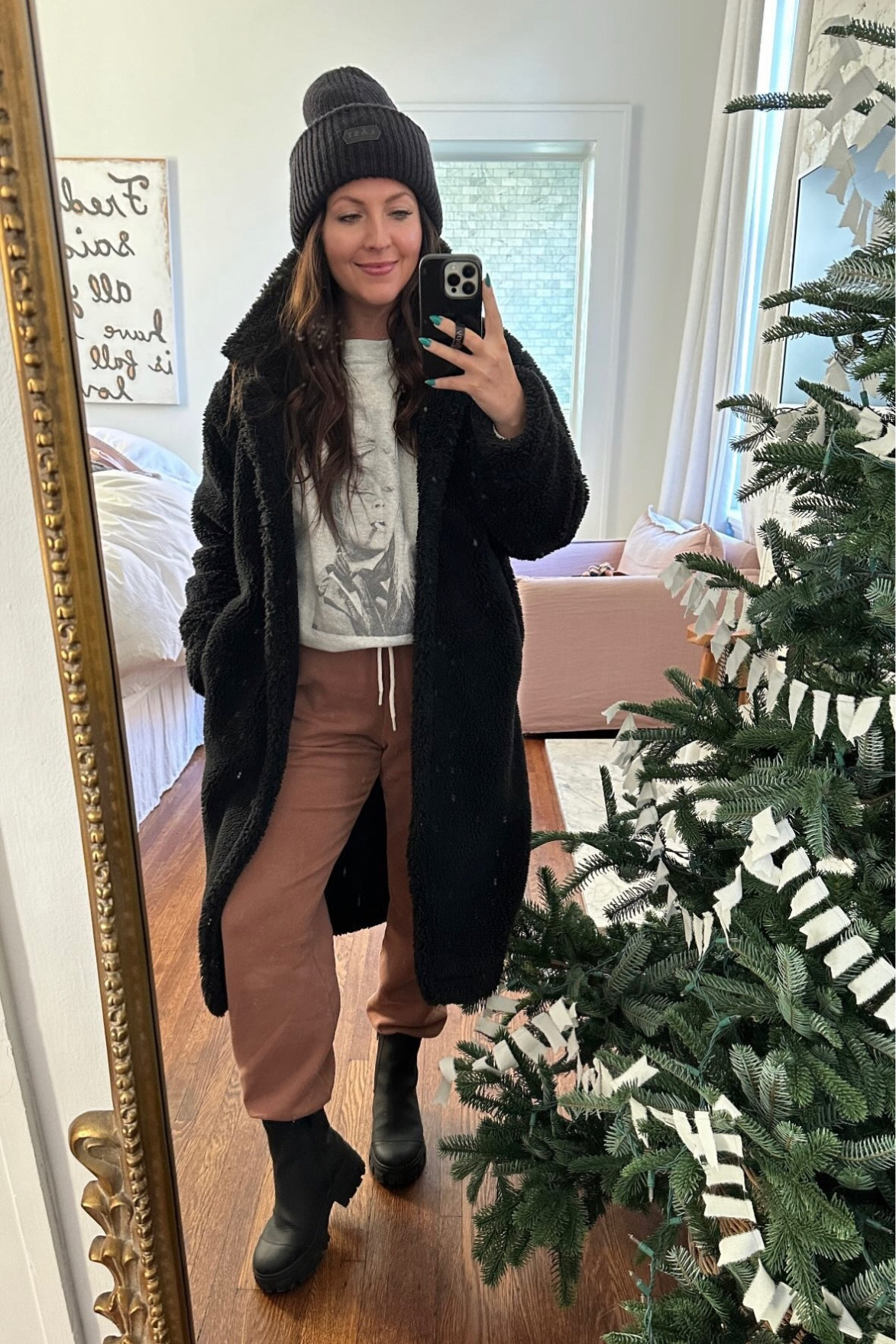 School pickup #OOTD feeling very Harry & Marv 🖤 Jacket is from @Aerie last year but linking similar ones below!

#LTKSeasonal #LTKfindsunder100 #LTKstyletip