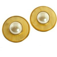 Large Pearlescent Earrings | Etsy (US)