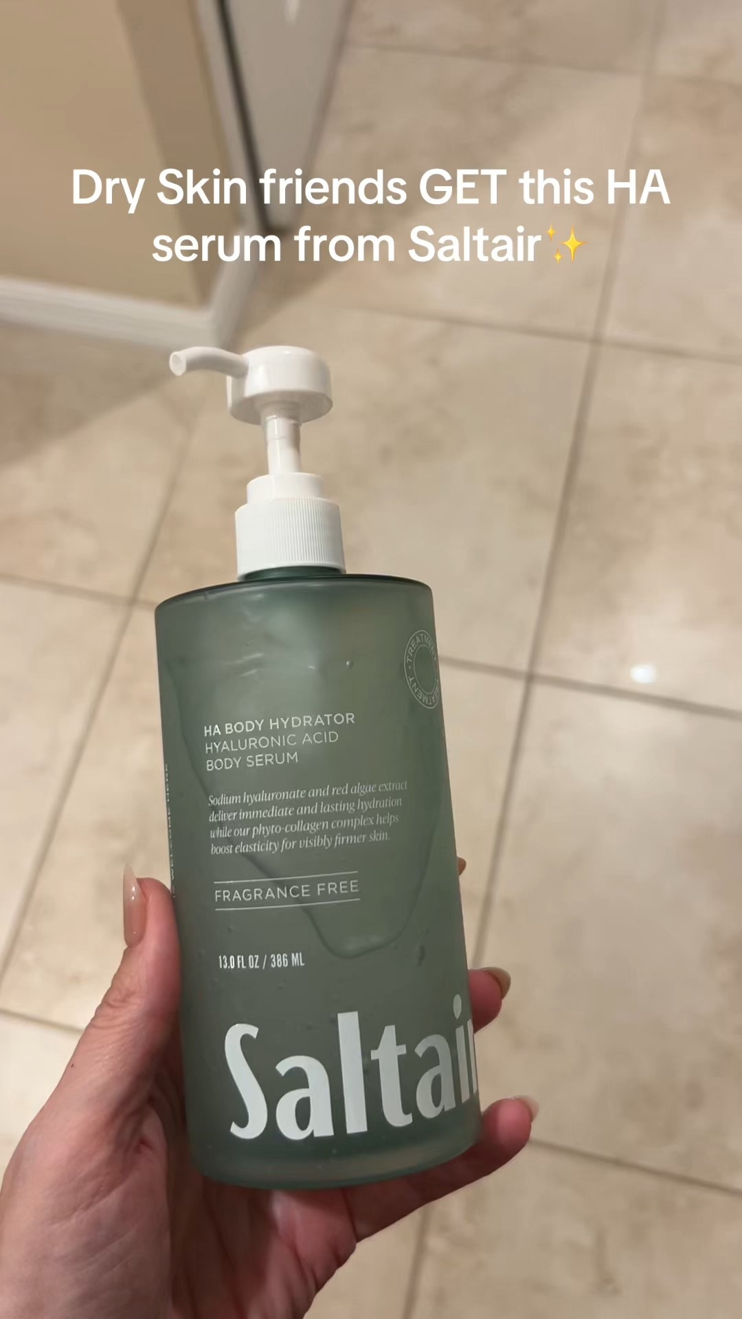 Hyaluronic acid body serum Saltair 

#LTKOver40 #LTKselfcare #LTKgrwm
