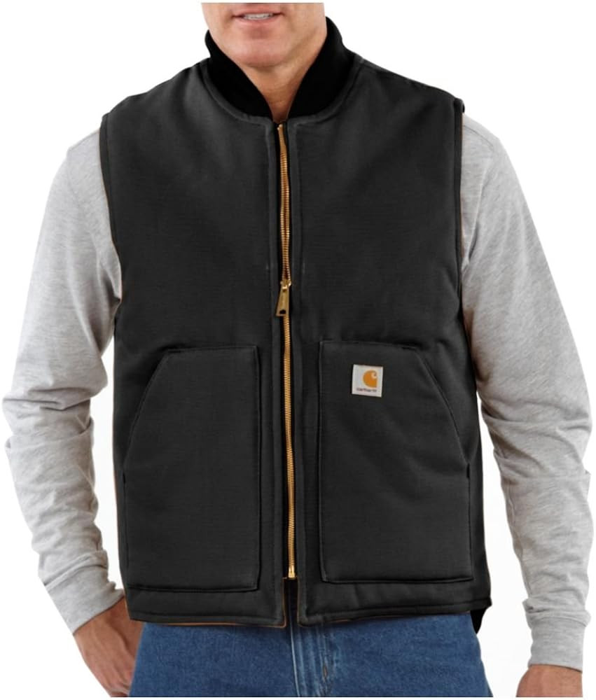 Carhartt Men's ArcticQuilt Lined Duck Vest | Amazon (US)
