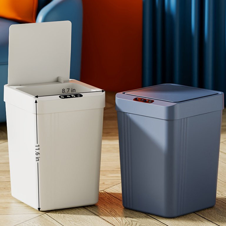 TINANA Smart Sensor Trash Can 2 Pack - 3.0 Gallon Waterproof Touchless Waste Bin for Bedroom, Off... | Walmart (US)