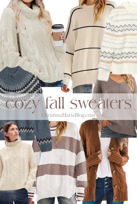 The coziest fall sweaters - many under $50! 

#LTKfindsunder50 #LTKsalealert #LTKSeasonal