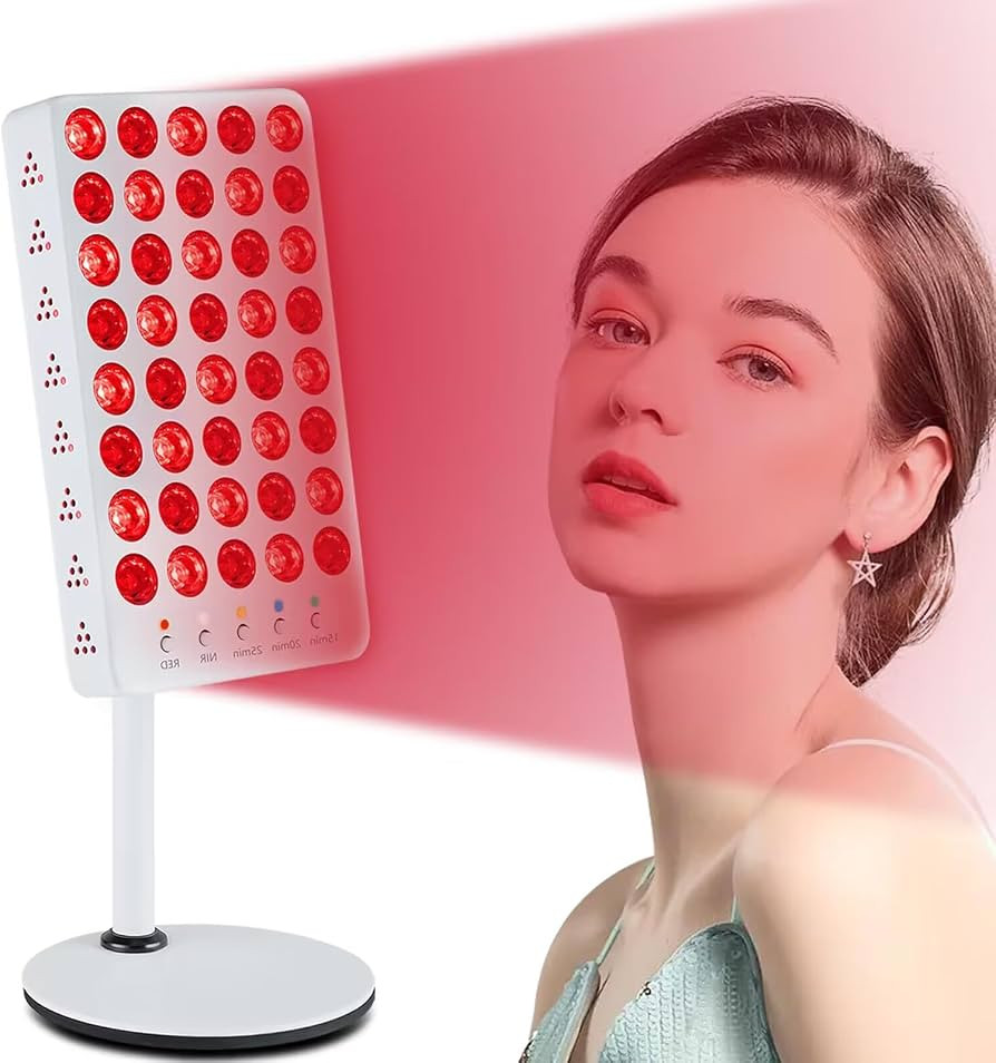 Red Light Therapy for Face and Body with 660nm and 850nm Near Infrared Light.Dual Chip with 40 LE... | Amazon (US)