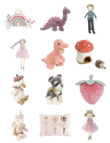 Kids gifts, stuffed animals, dolls, stuffed dolls, unicorns, dinosaurs for girls, prince and princess dolls, girls bedroom decor, girls pillow, mushroom decor, strawberry decor, aesthetic kids toys 

#LTKHoliday #LTKGiftGuide #LTKfindsunder50