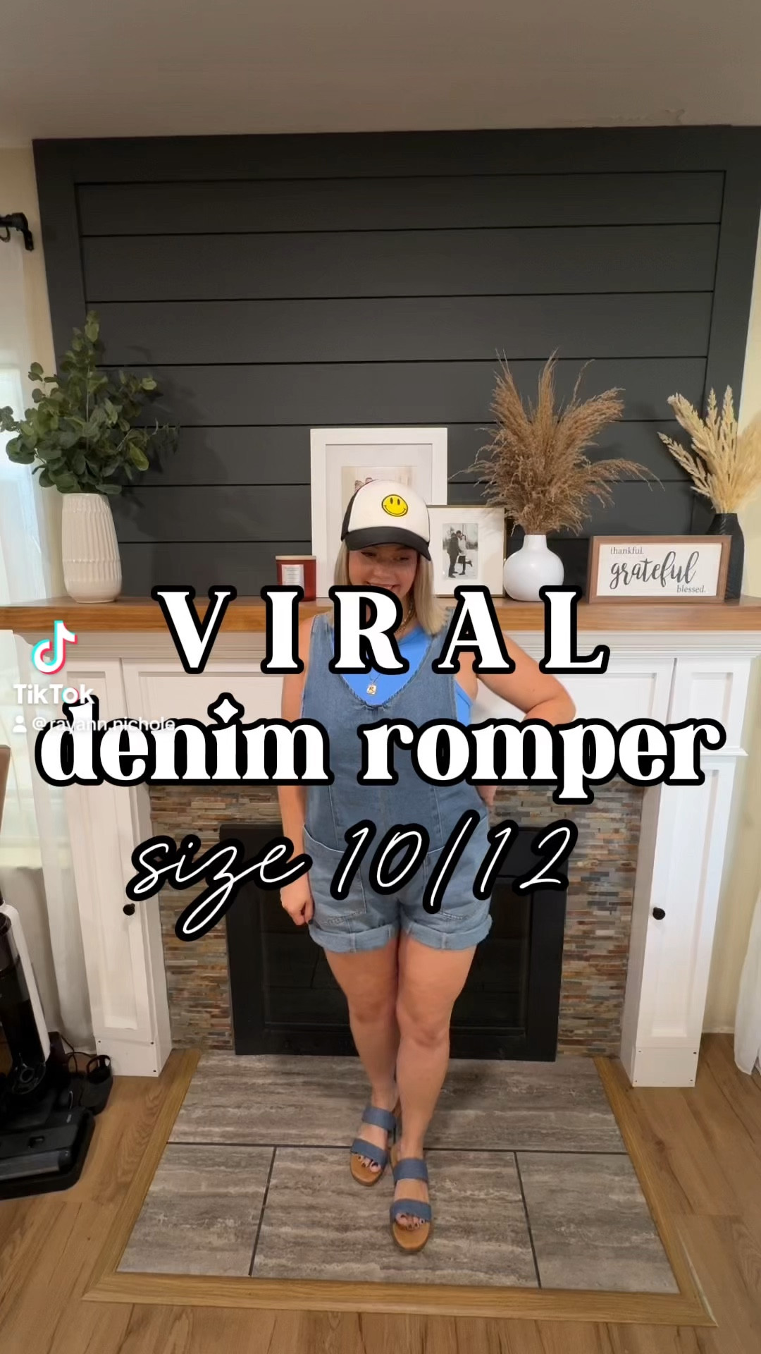 #freepeopledupe denim romper i’m in a medium ☺️