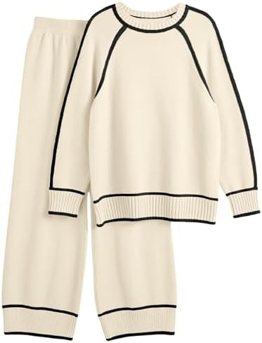 LILLUSORY 2 Piece Knit Lounge Set Womens Matching Sweater Sets | Amazon (US)