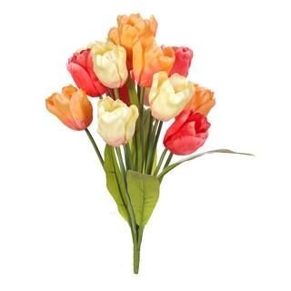 Coral, Yellow & Pink Tulip Bush by Ashland® | Michaels Stores