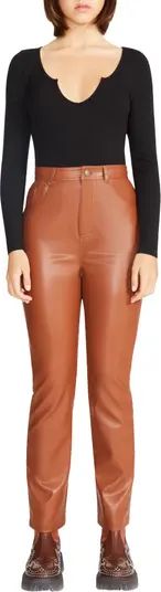 Josie Straight Leg Faux Leather Pants | Nordstrom