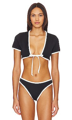 Tie Front Swim Top
                    
                    Good American | Revolve Clothing (Global)