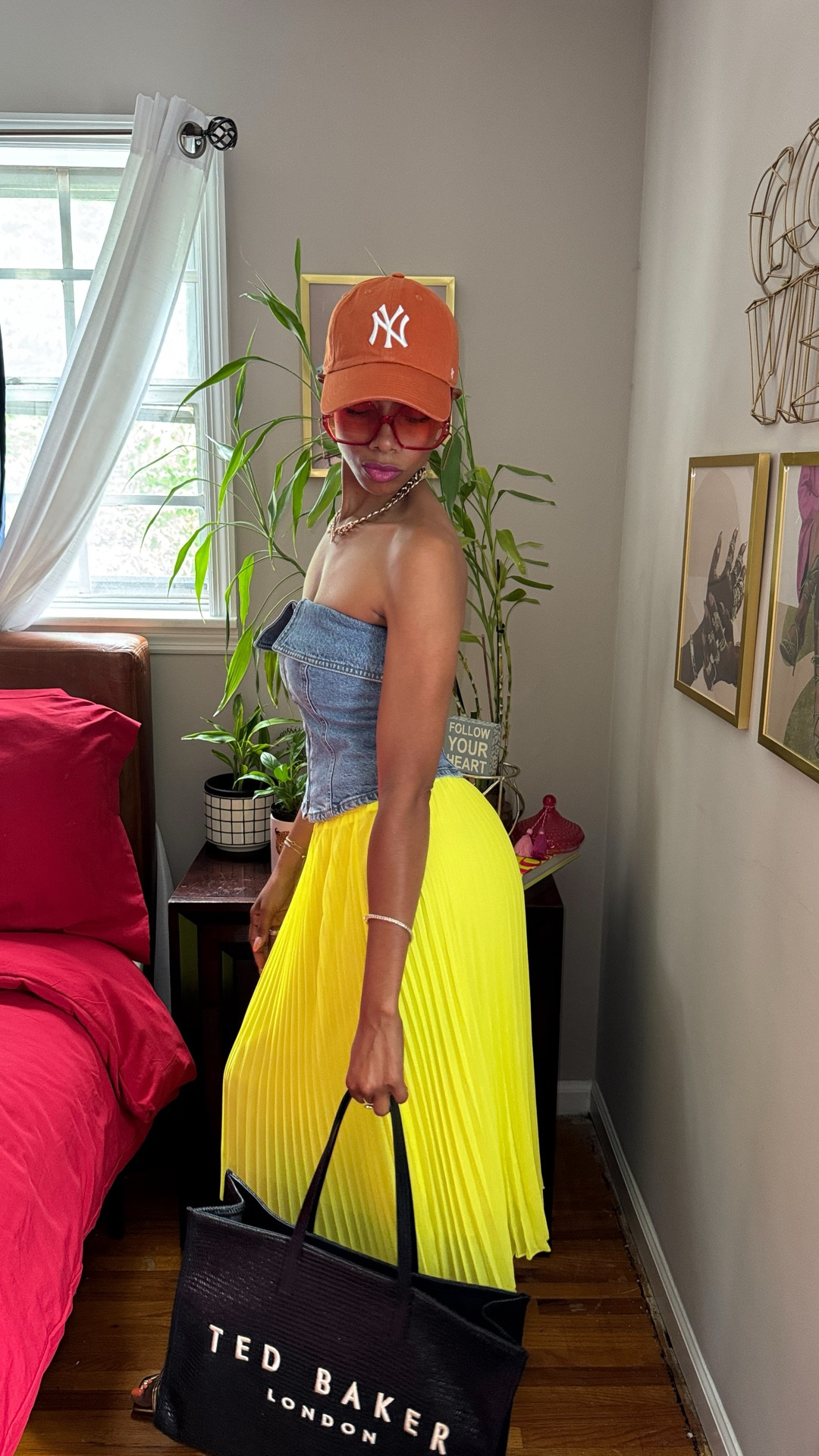 Bold colors aren’t just for summer—pairing a statement skirt with sleek neutrals instantly elevates your work-to-weekend wardrobe. 💛 From boardroom polish to rooftop brunch, this look proves confidence is the best accessory! #WorkwearStyle #BoldOutfits #StatementSkirt #ChicStyle #LTKUnder100   

#LTKStyleTip #LTKWorkwear #LTKBeauty #LTKFindsUnder100 #LTKWorkwear #LTKStyleTip