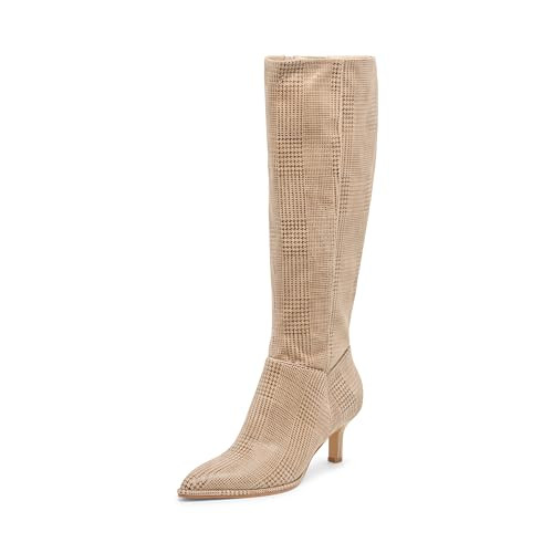 Dolce Vita Women's Aldy Knee High Boot, Herringbone, 12 | Amazon (US)