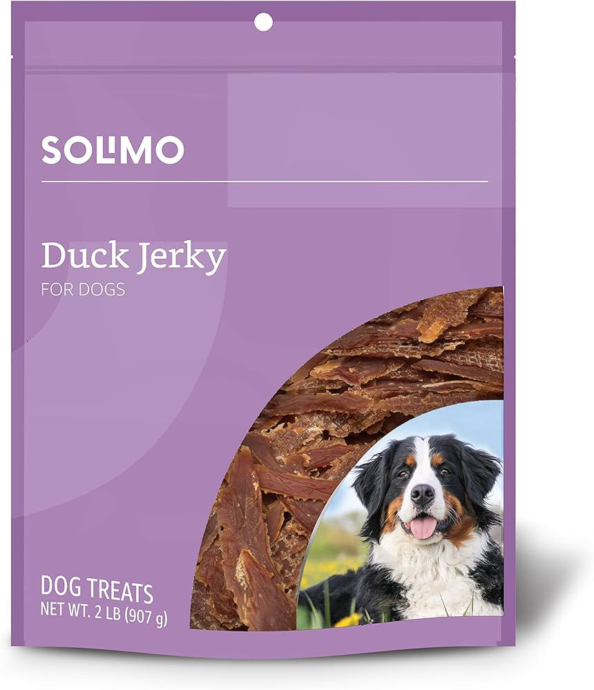 Amazon Brand - Solimo Duck Jerky Dog Treats,2 pounds | Amazon (US)