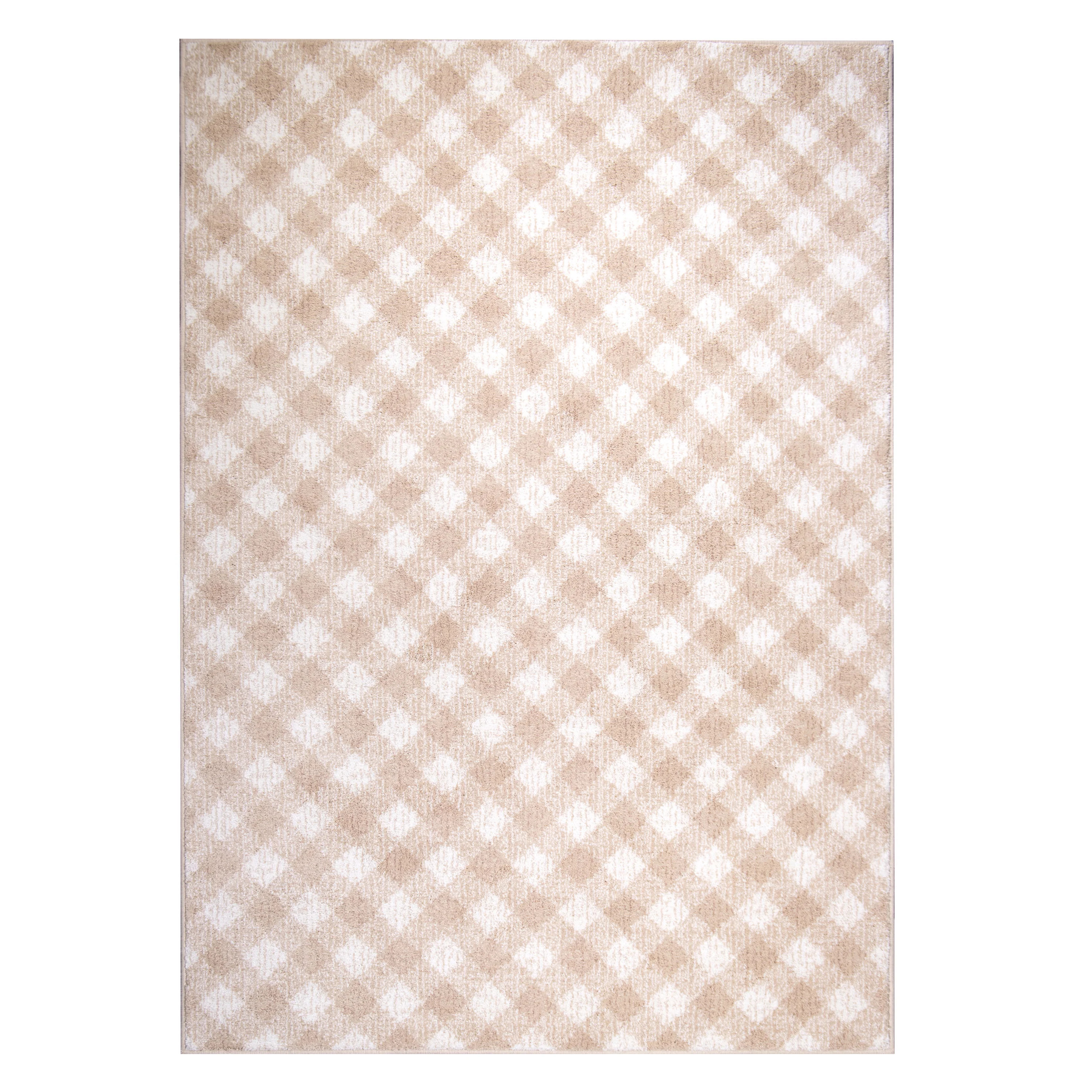 My Texas House Elmhurst Beige Area Rug, 5'3" x 7'6" | Walmart (US)