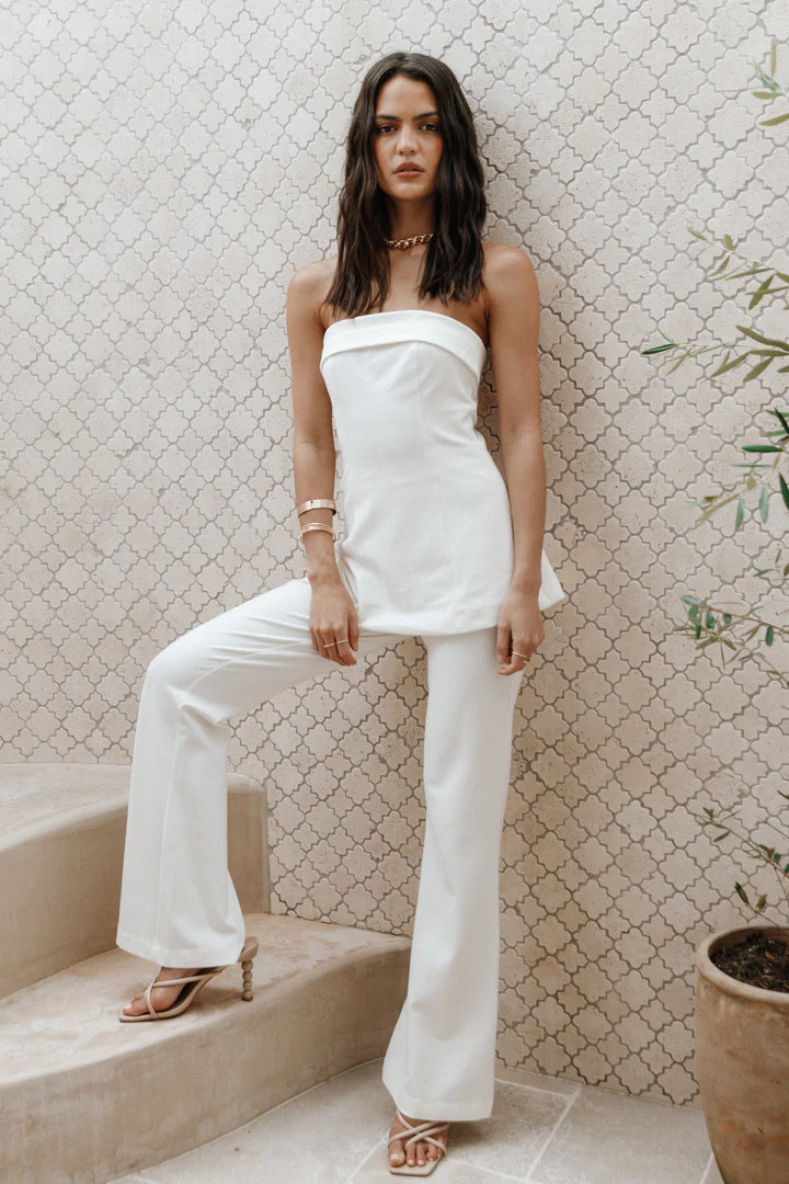 Pedro Pant - White | Petal & Pup (AU)