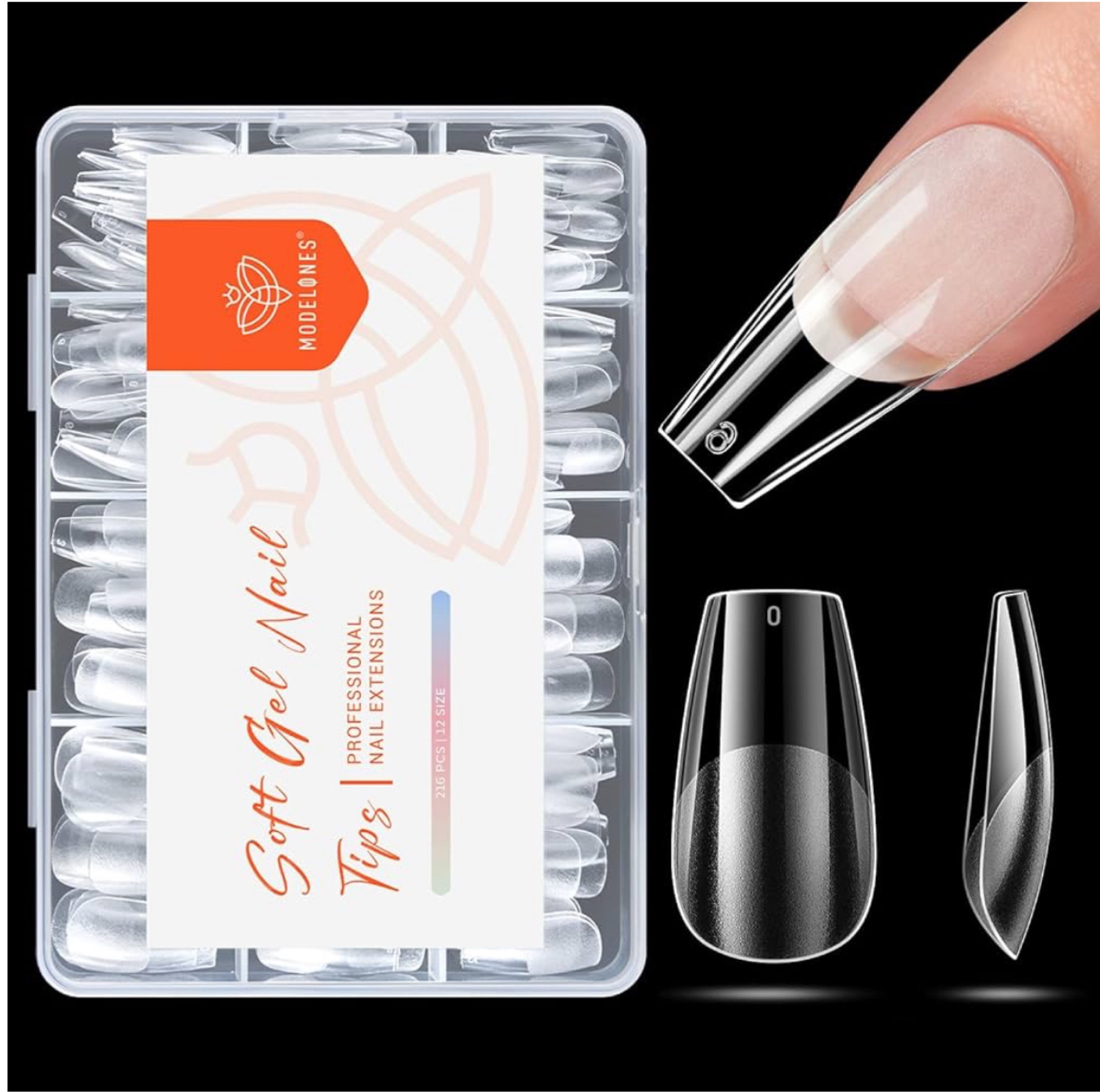 My favorite coffin cut nail extensions!

Best gel curing nail glue! 
-File and buff natural nails 
-File underside of false nails to enhance hold
-Wipe natural nails with alcohol before application 
-Apply small amount of gel to nail and press on false nail and cure under lamp 

#LTKBeauty