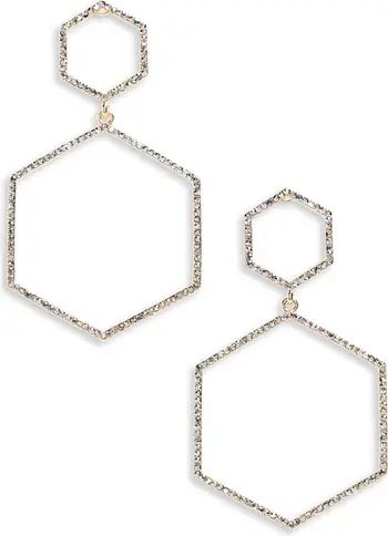 Crystal Hexagon Earrings | Nordstrom