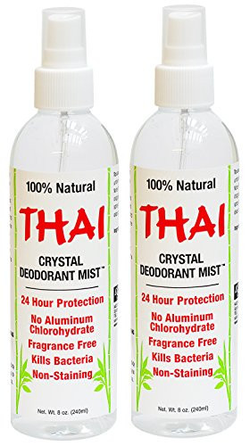 Thai Deodorant Stone Crystal Mist Natural Deodorant Spray 8 oz. Bundle, Pack of 2 | Amazon (US)
