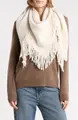 Steve Madden Marled Fringe Triangle Scarf in Grey at Nordstrom Rack | Nordstrom Rack