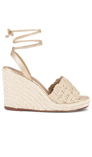 Eve Wedge in Gold | Revolve Clothing (Global)