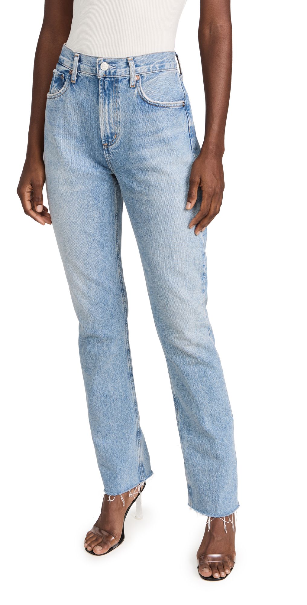 AGOLDE Cherie High Rise Straight Jeans | Shopbop