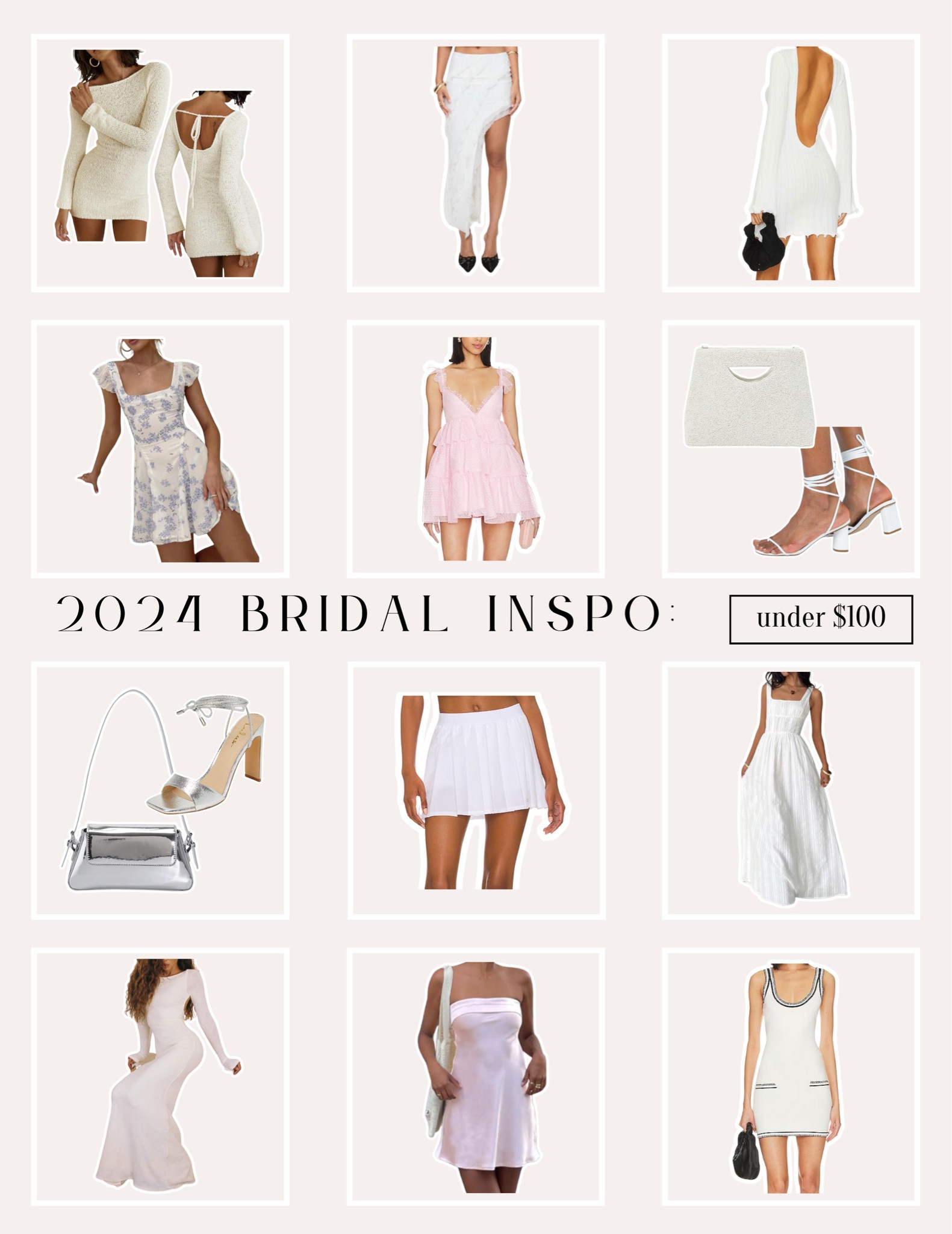 Subscribe so you see every post! Bridal outfit inspo!

Honeymoon outfits, bridal outfits, honeymoon looks, bridal looks, bachelorette outfits, bachelorette looks, vacation outfits, vacation looks, revolve, revolve finds under 100, princess polly, princess Polly finds under 100, Amazon fashion, tennis skirt, spring outfits, spring outfit, spring trends, engagement party outfit inspo, rehearsal dinner outfit inspo, engagement photos outfit ideas, cool bride, dinner date, dinner date outfit, vacation outfit, vacation outfits, dinner date outfits

#LTKwedding #LTKSeasonal #LTKfindsunder100