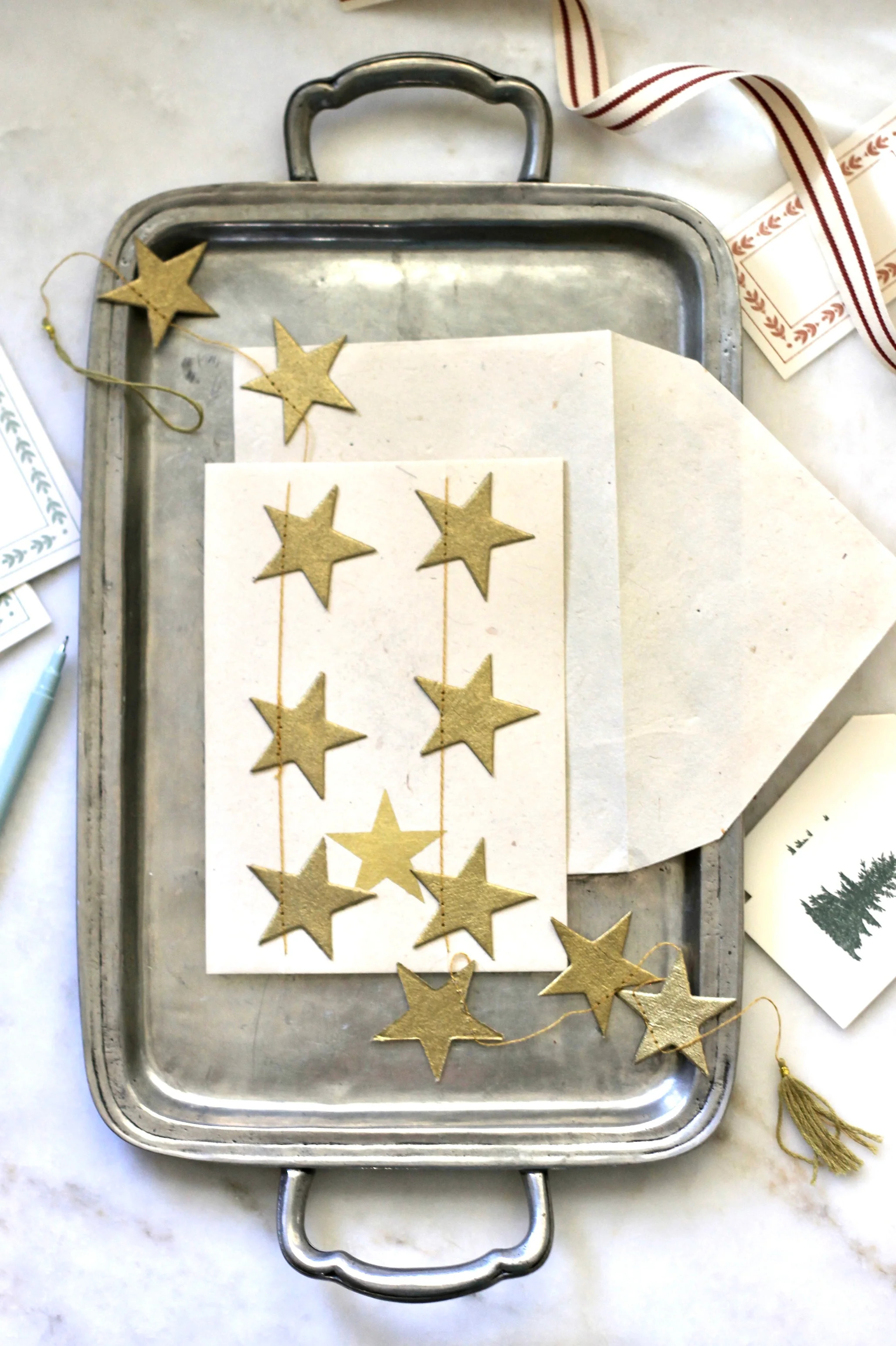 Handmade Star Garland + Gift Card | JSH Home Essentials