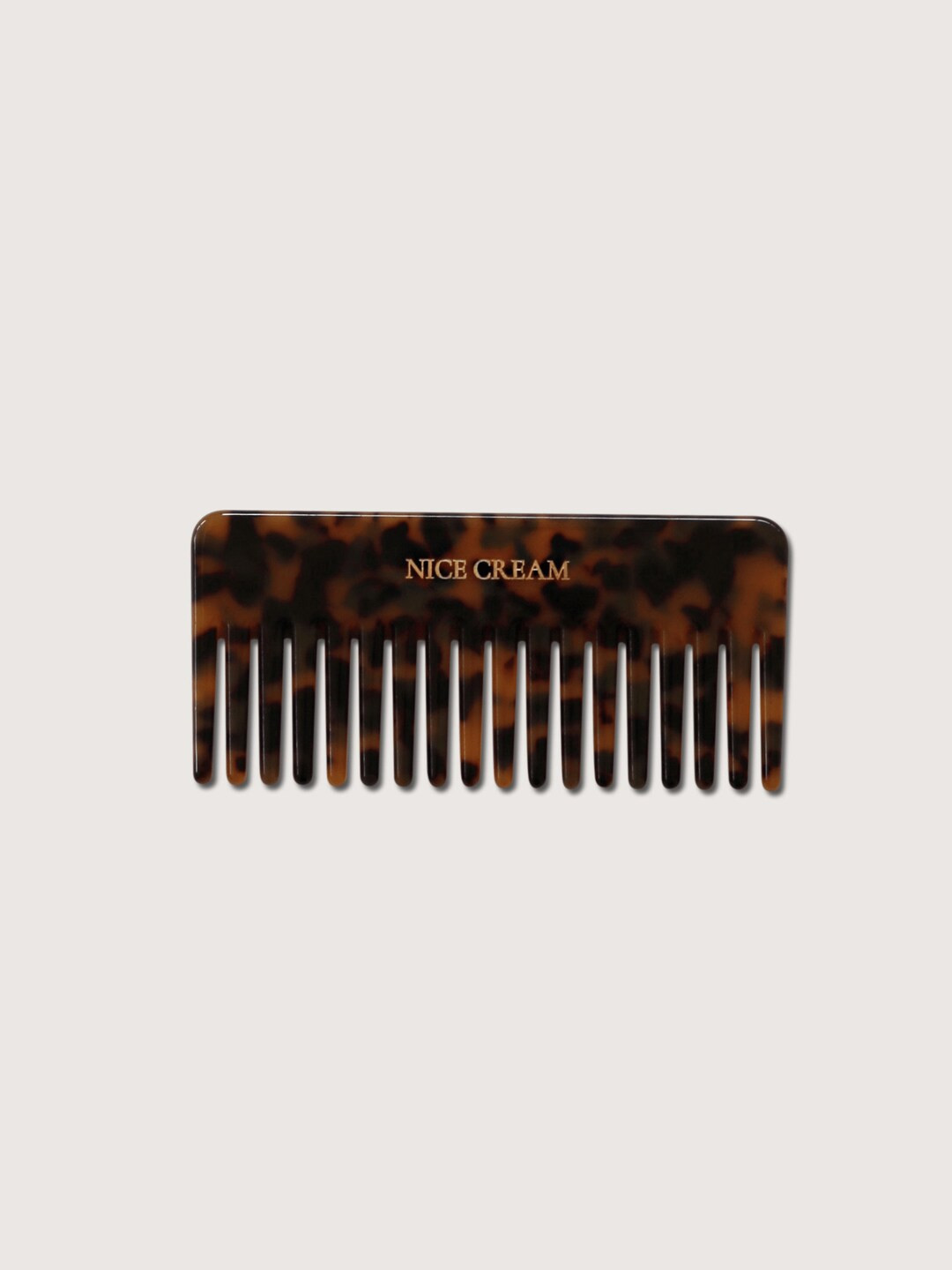 Nice Cream Acetate Comb Tortoiseshell - Etsy | Etsy (US)