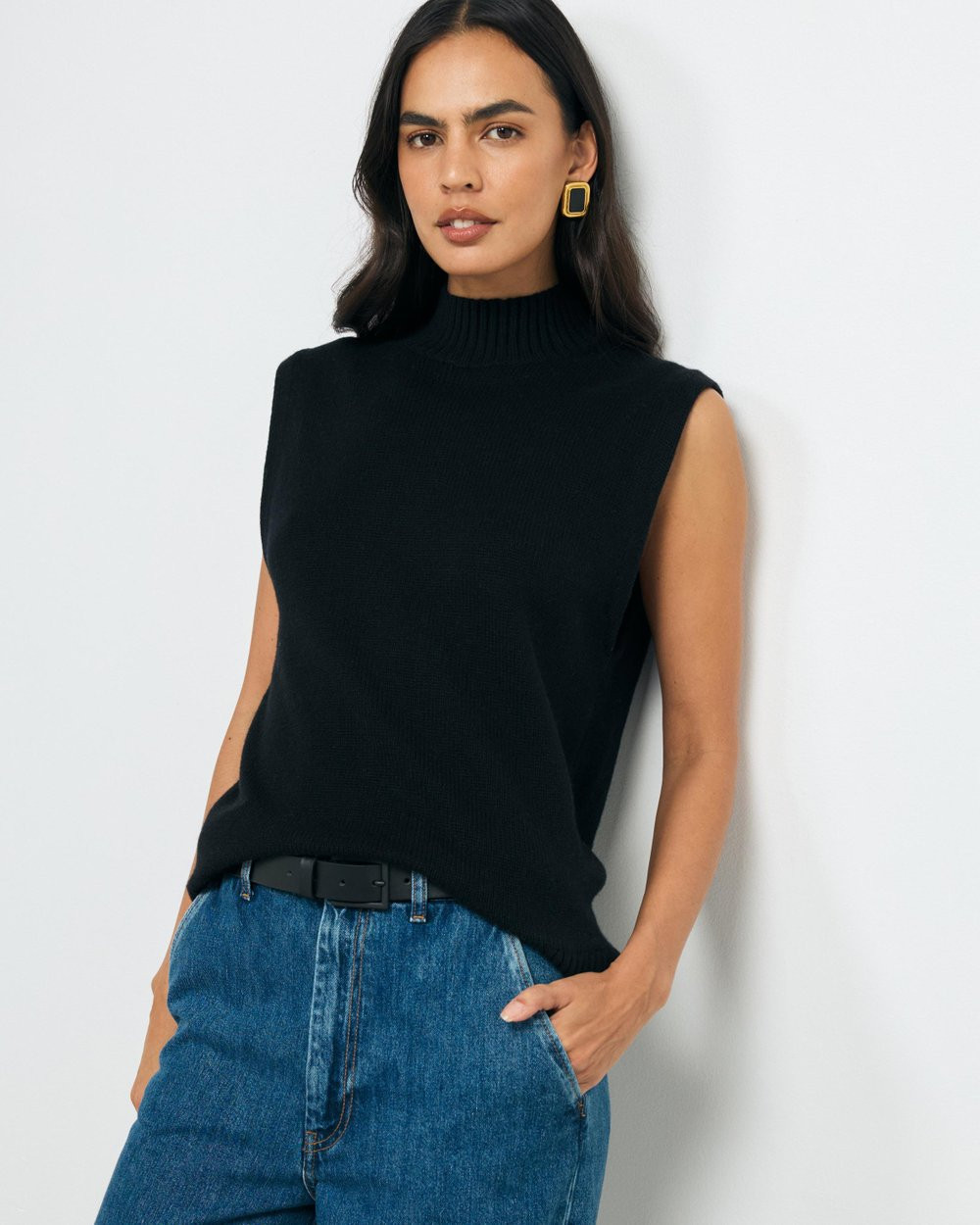 Pili Wool Cotton Knit Vest | THE ICONIC (AU & NZ)