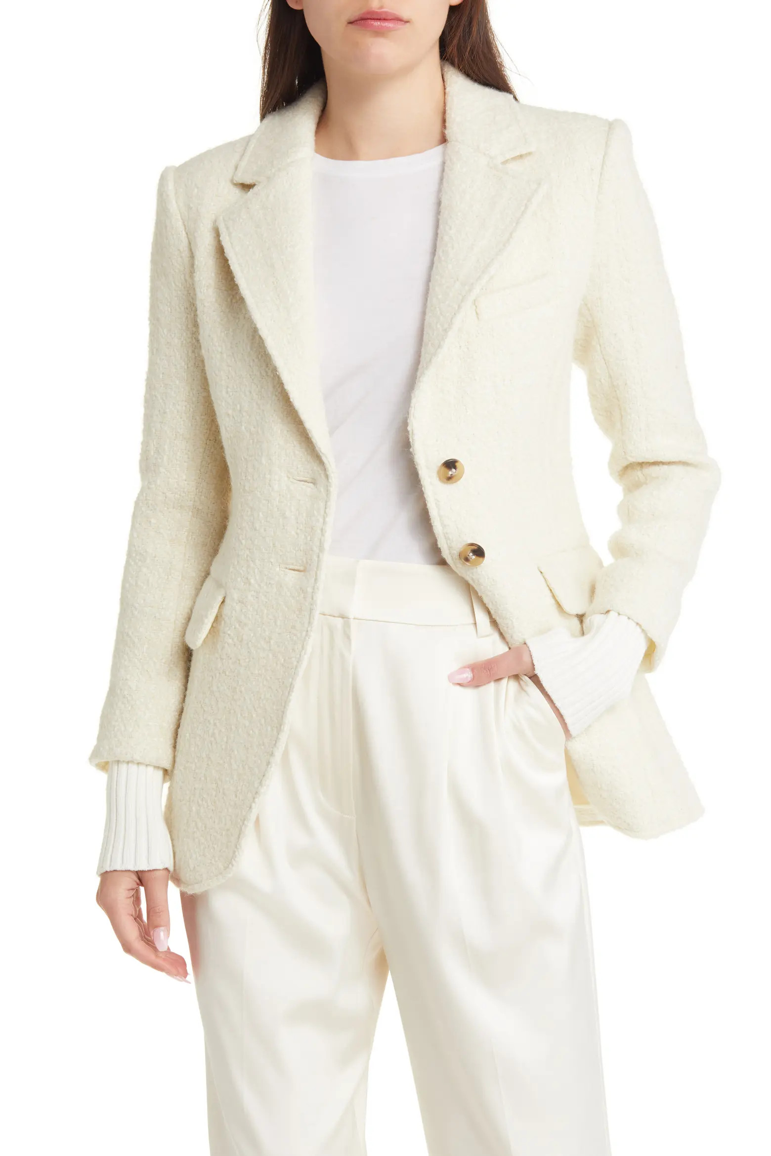 Favorite Daughter The City Layered Tweed Blazer (Women) | Nordstrom | Nordstrom