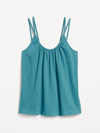 Strappy Tie-Back Tank Top | Old Navy (US)