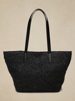 Structured Straw Tote | Banana Republic Factory