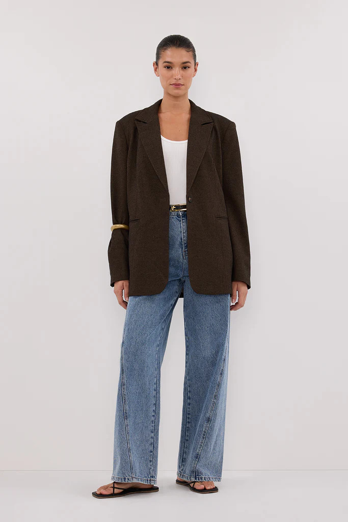 CHARLIE CHOC WOOL BLEND BLAZER | DISSH