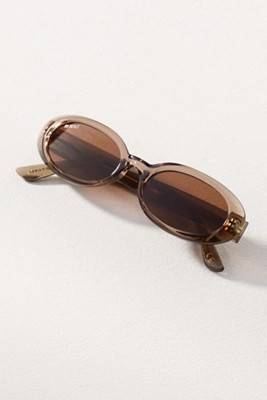 Reality Eyewear Oval Slim Sunglasses | Anthropologie (US)