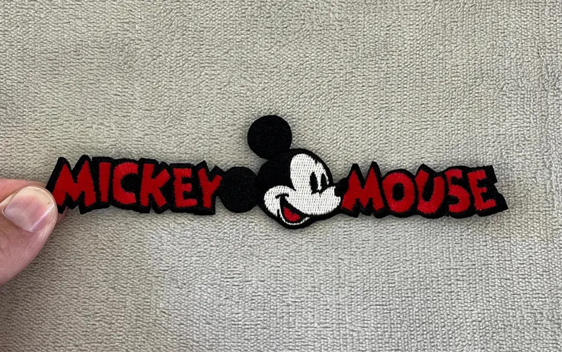 Vintage Mickey Mouse Logo Embroidered Iron-on | Classic Park-style Design - Etsy | Etsy (Global)