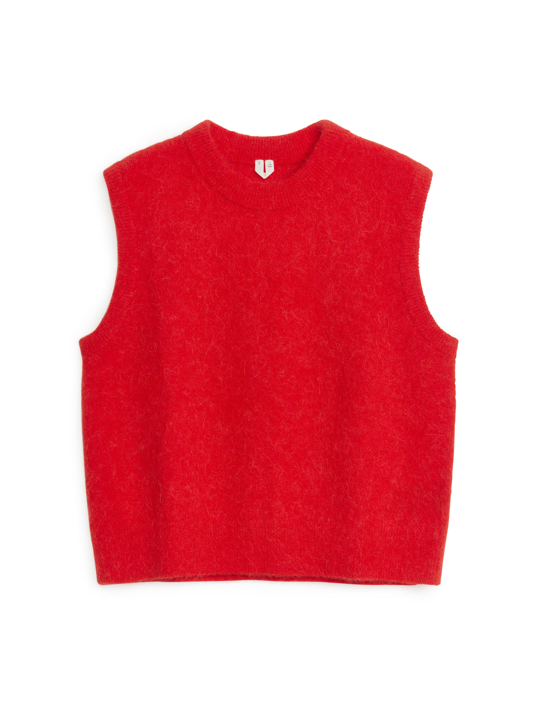 Knitted Alpaca Vest – Red – Women – ARKET GB | Arket UK