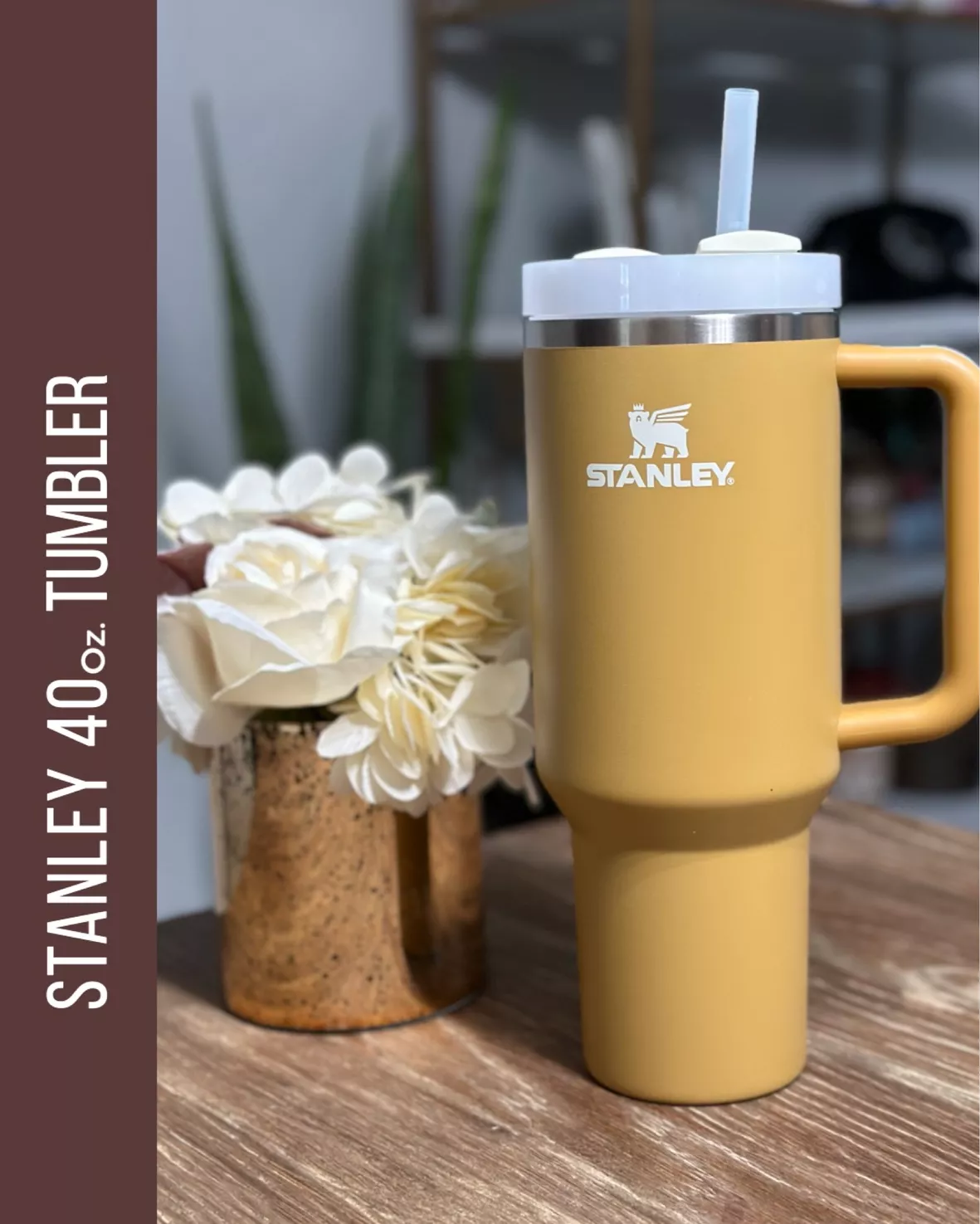 STANLEY Big Grip Travel Quencher Cream, 1 EA