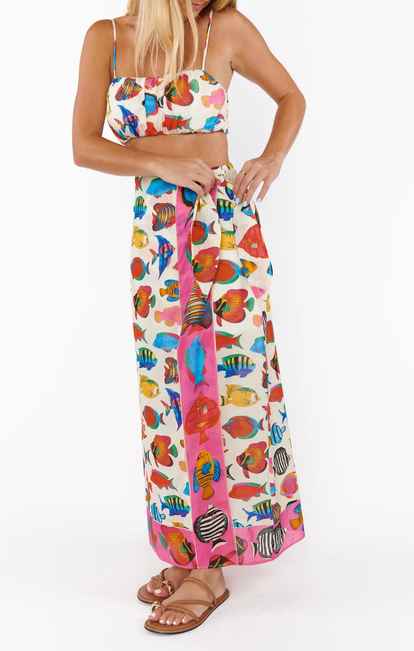 Tia Wrap Skirt ~ Rainbow Reef | Show Me Your Mumu