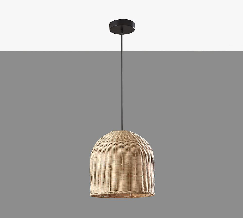 Silvia Handwoven Rattan Pendant | Pottery Barn (US)