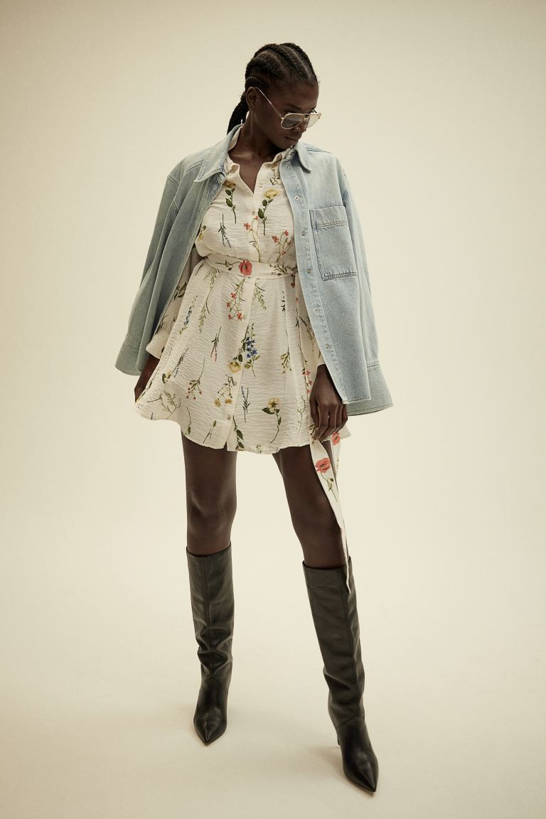 Tie-belt Shirt Dress | H&M (US + CA)